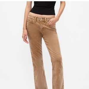 Low Rise Corduroy Long & Lean‎ Jeans